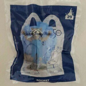 McDonald’s Walt Disney World 50th Anniversary #29 Rocket Happy Meal Toy New!